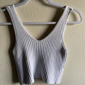RIBBED CROP TOP